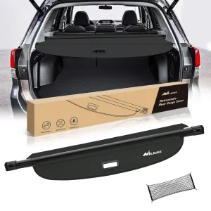 2020-2025 Subaru Outback Retractable Trunk Cargo Cover With Trunk Storage Net