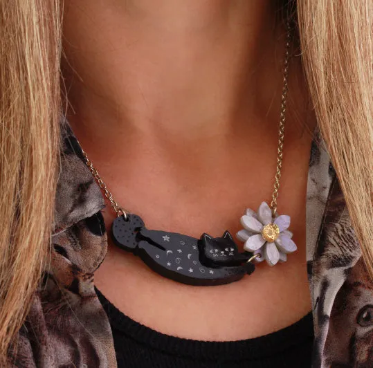 Black Cat Necklace
