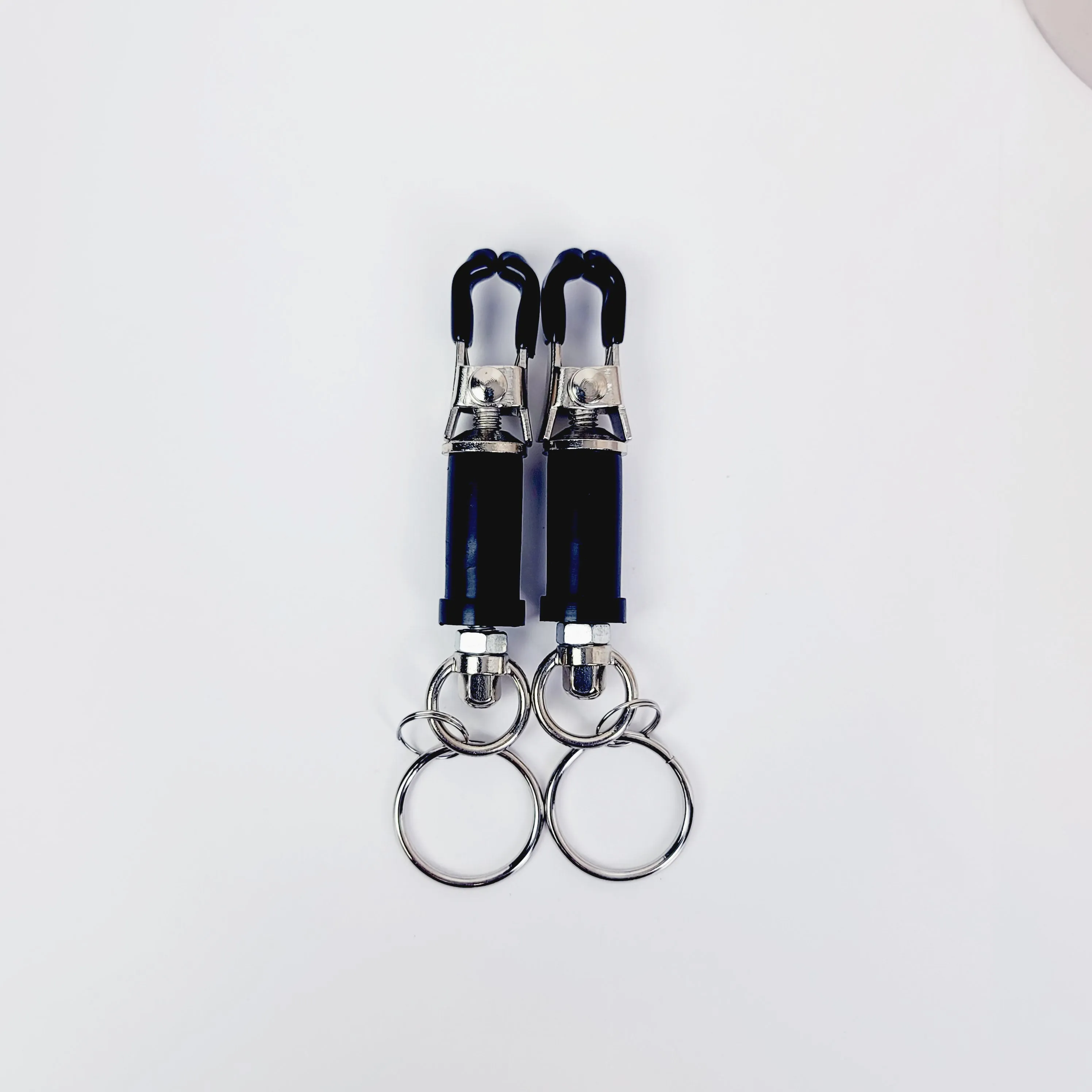 Bondage Ring Barrel Nipple Clamps
