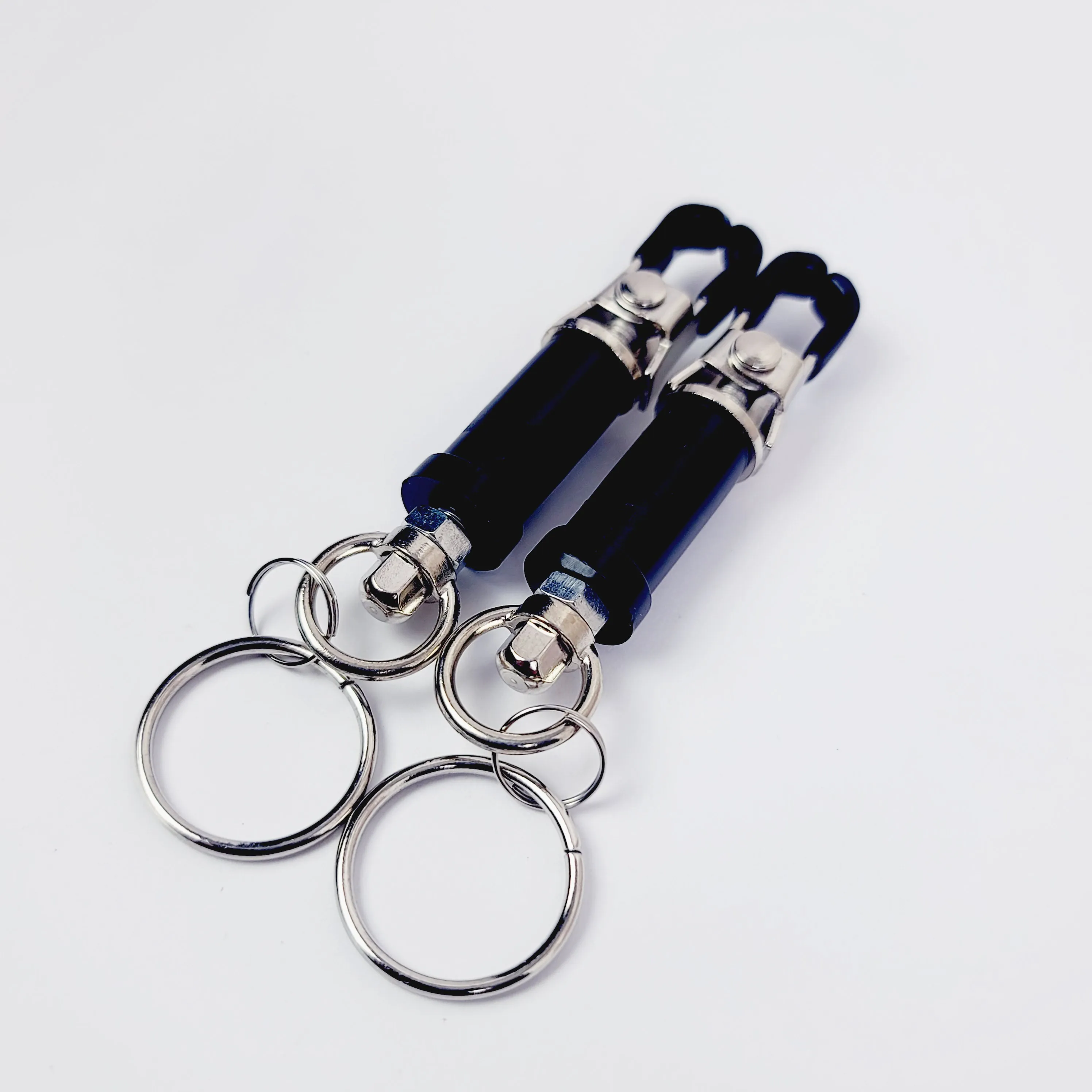 Bondage Ring Barrel Nipple Clamps