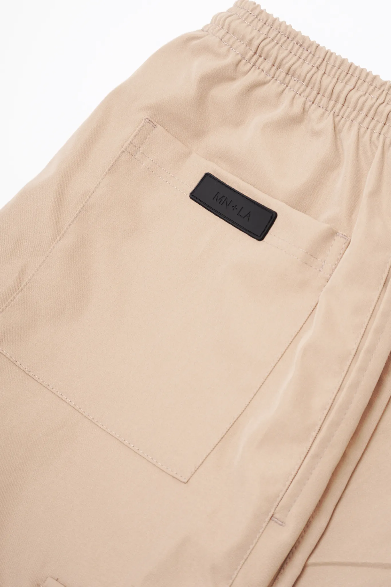 CHAMPAGNE  7 POCKET  TWILL LOUNGE PANTS