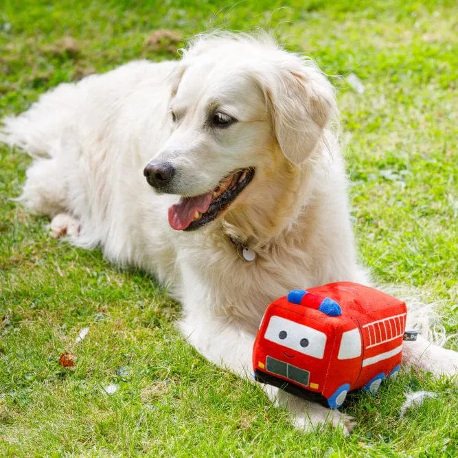 Flame the Fire Engine Dog Toy | Soft, Durable, & Perfect for Interactive Play