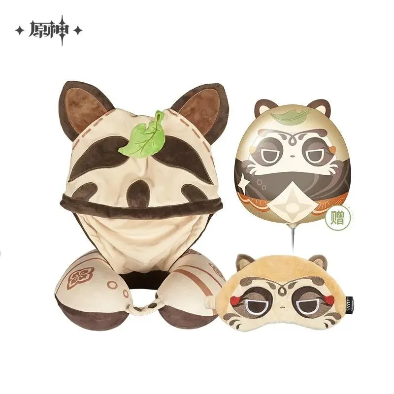 Genshin Impact - Muji-Muji Daruma Eye Mask & Sayu U-shaped Pillow with Hat miHoYo