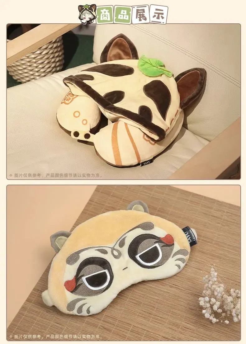 Genshin Impact - Muji-Muji Daruma Eye Mask & Sayu U-shaped Pillow with Hat miHoYo