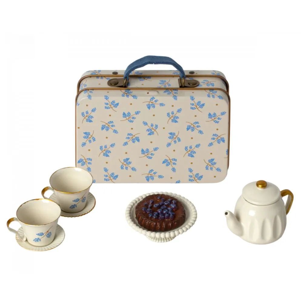 Maileg Afternoon Treat Mouse - Blue Madelaine