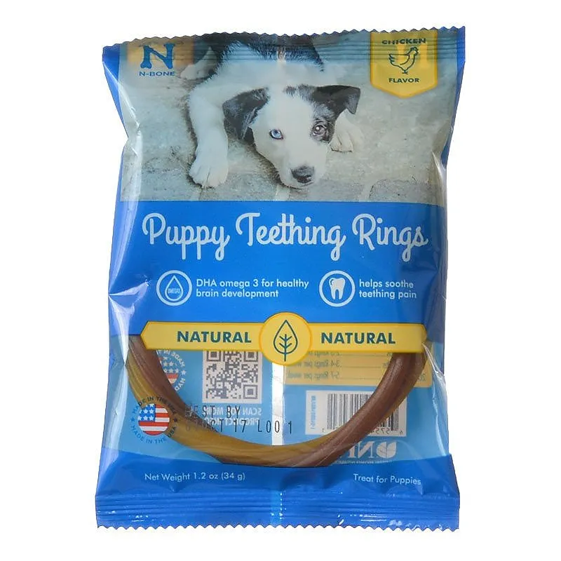 N-Bone Puppy Teething Rings Chicken Flavor