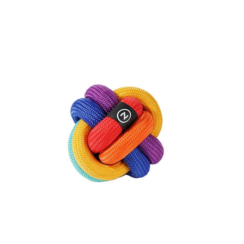 PAWZCITY Interactive Rope Ball Dog Toys