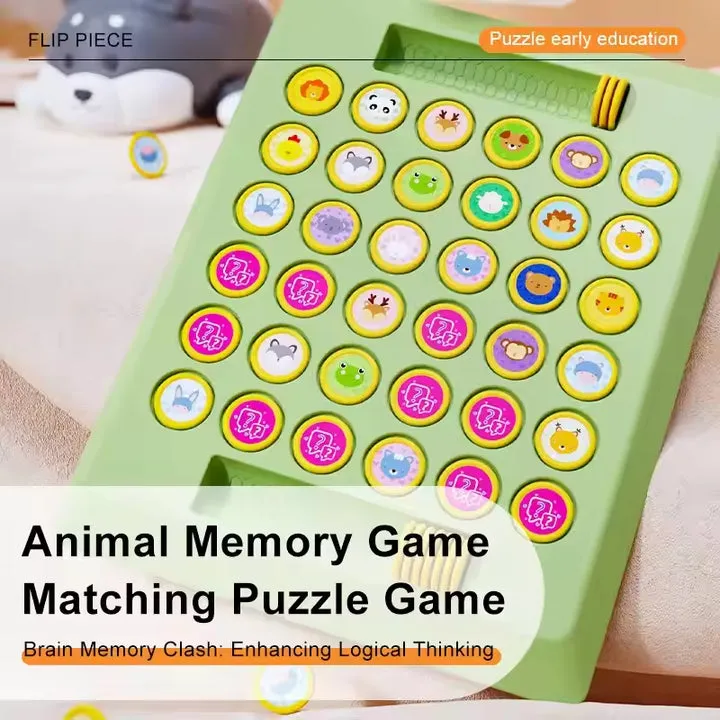 Player Animal Flip Chess-لعبة الشطرنج على شكل حيوان للأطفال