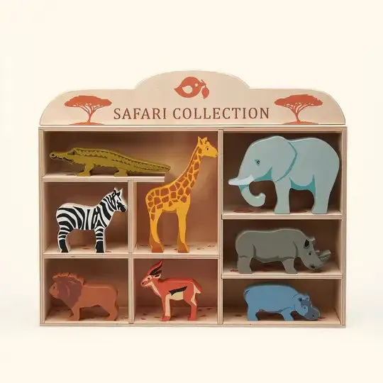 Wooden Safari Animals - Zebra